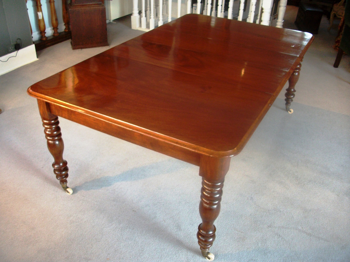 Mahogany Extendible Dining Table